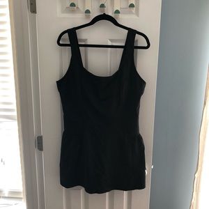 Beach Belle Size 22 Black Swim Dress
